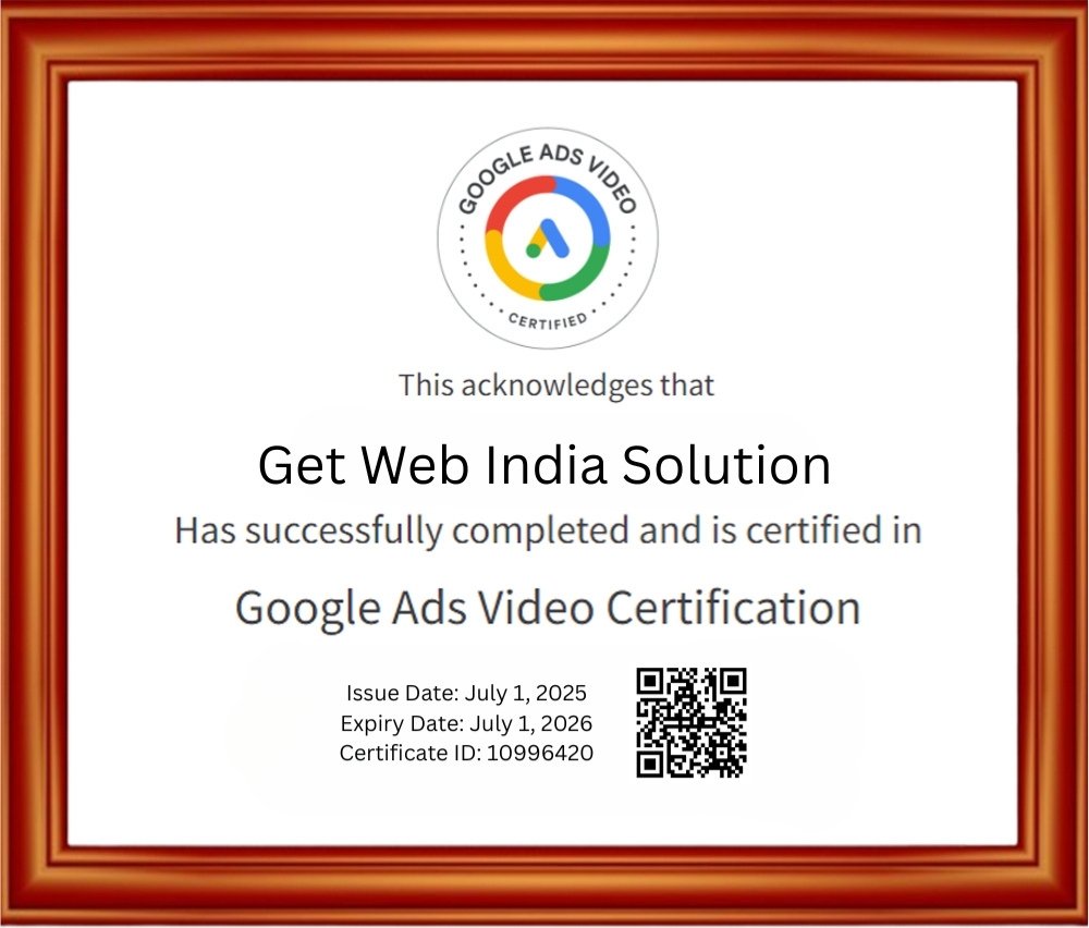 Google Ads Video Certification